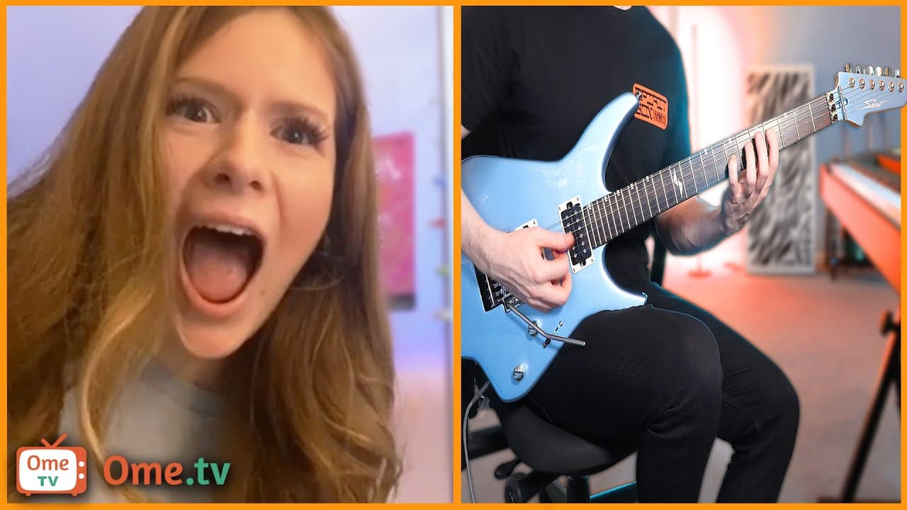 Guitarist leaves strangers SPEECHLESS on OmeTV