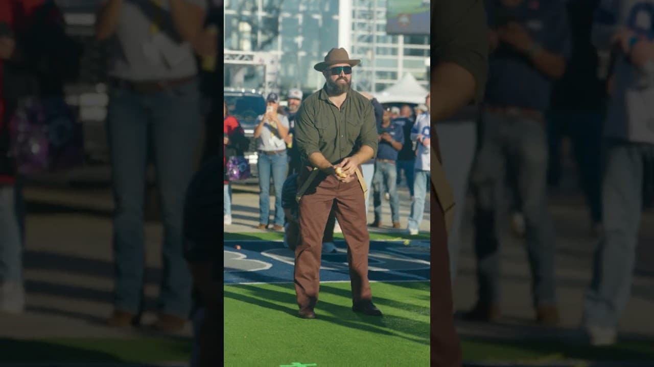 We tried to break THREE World Records in ONE hour with Jason Kelce 🏈🌭😂 @NFL