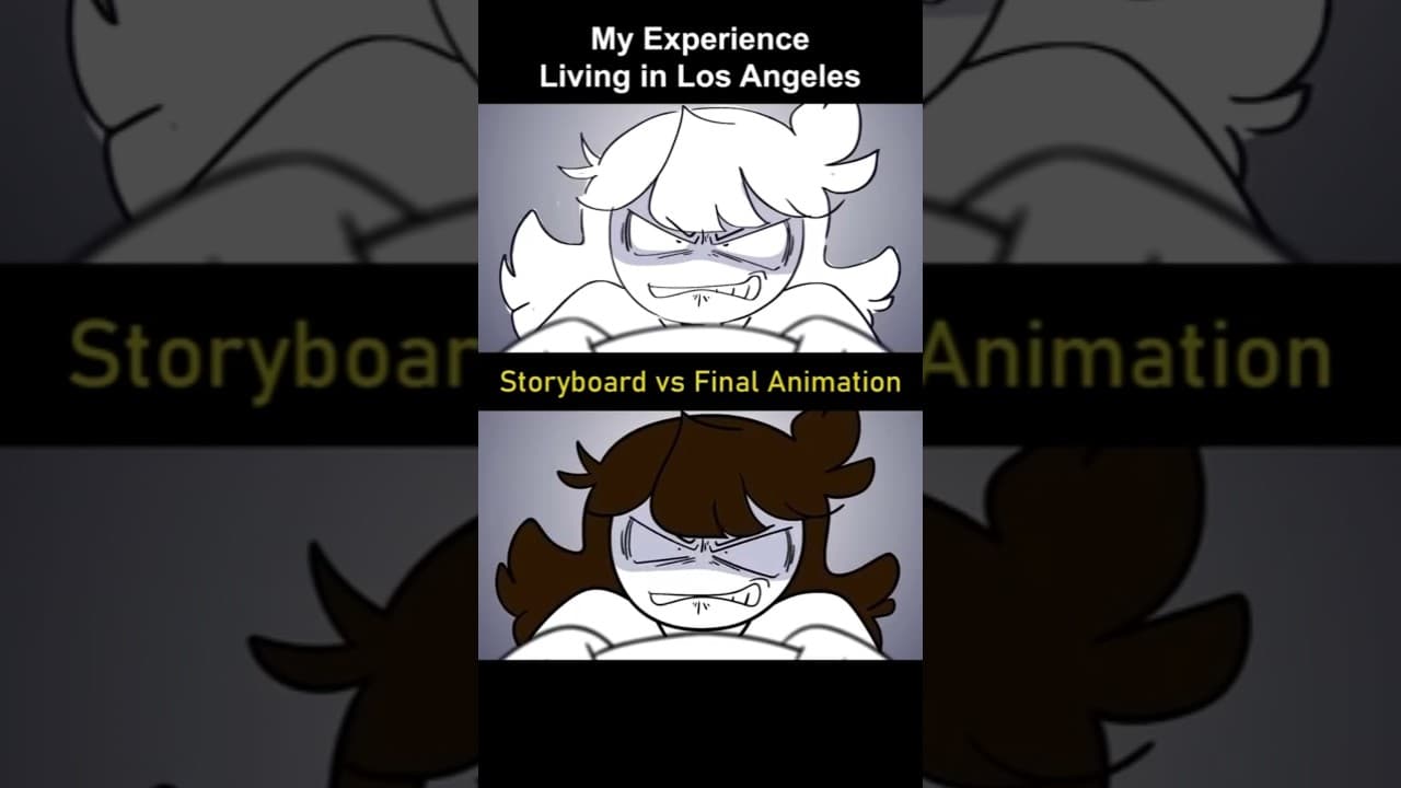 Storyboard vs Animation: Living in Los Angeles (shot 7)