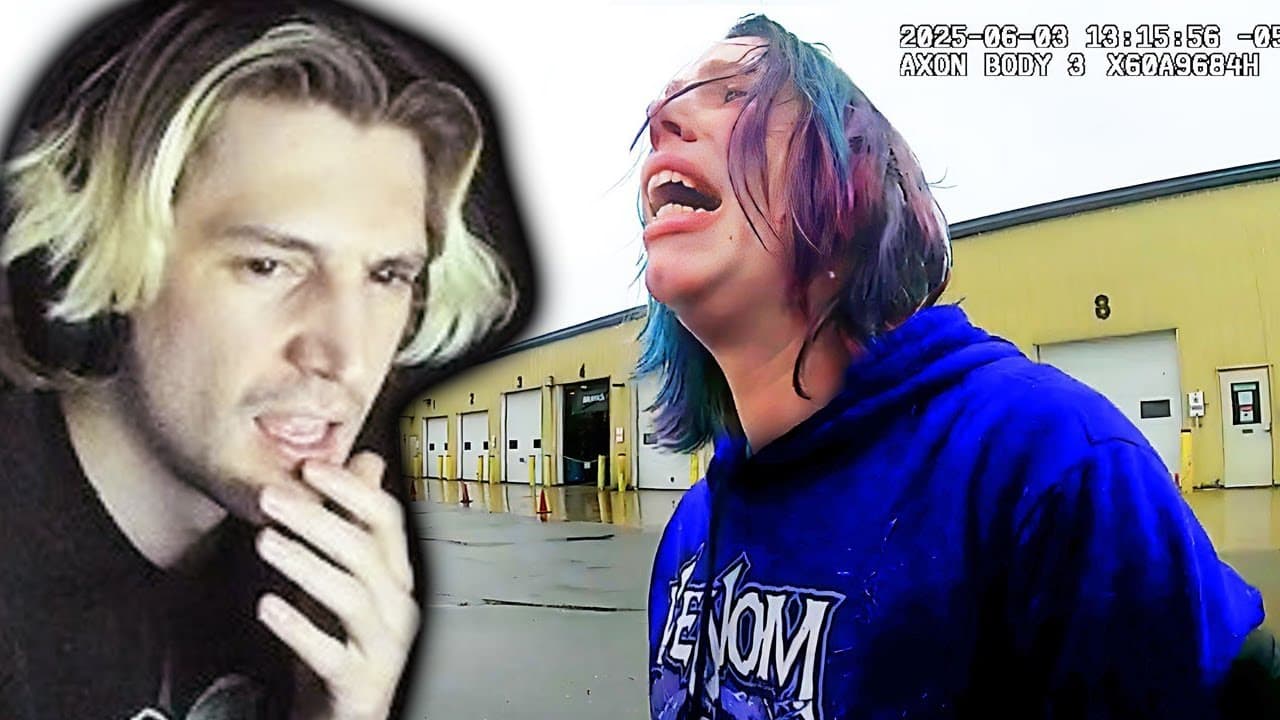Woman Destroys Evidence Right in Front of Police | xQc Reacts