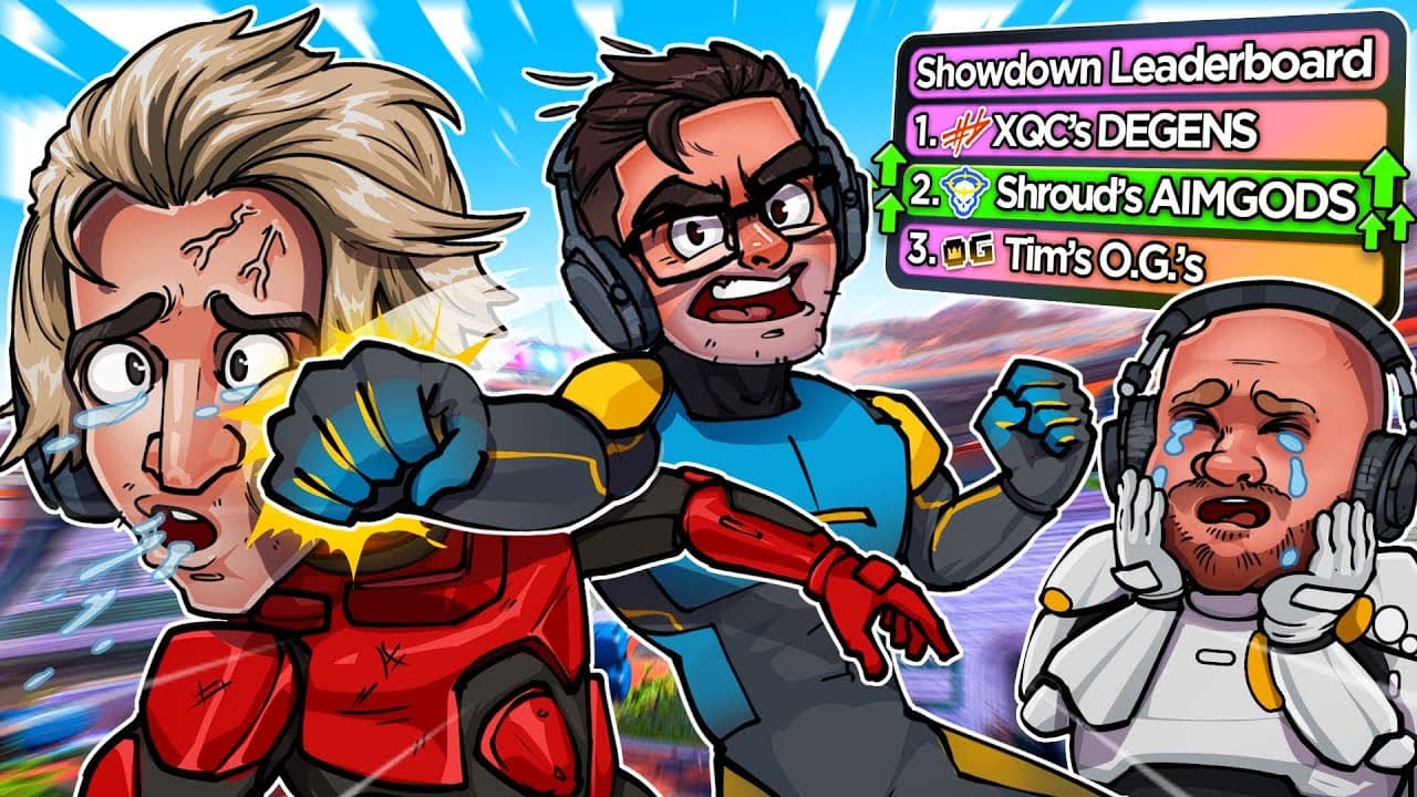 RACING STREAMERS TO RANK 1 IN A BATTLE ROYALE TOURNAMENT