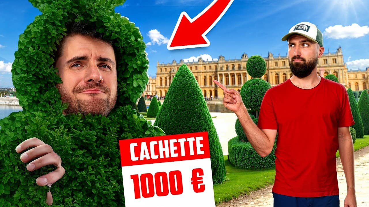 CACHE-CACHE EXTRÊME à VERSAILLES (1000€ pour se cacher) #6