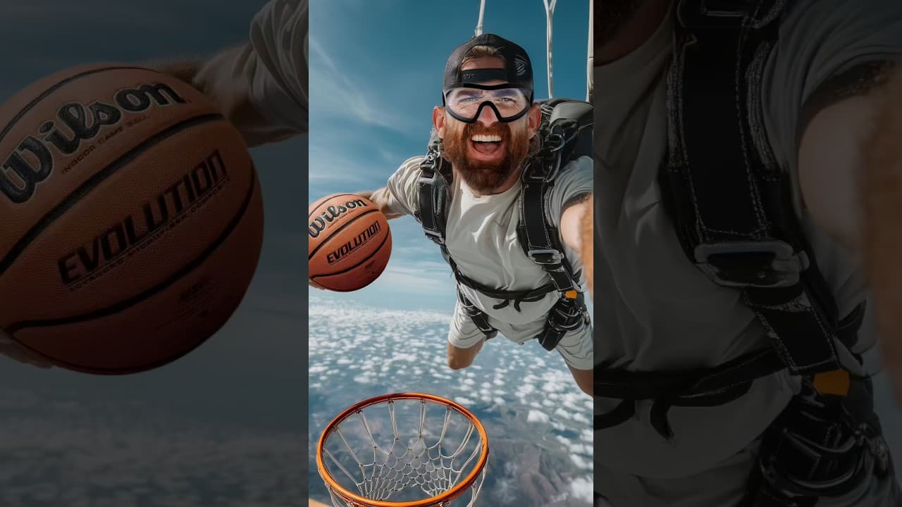 WORLD’S HIGHEST DUNK 😱🏀