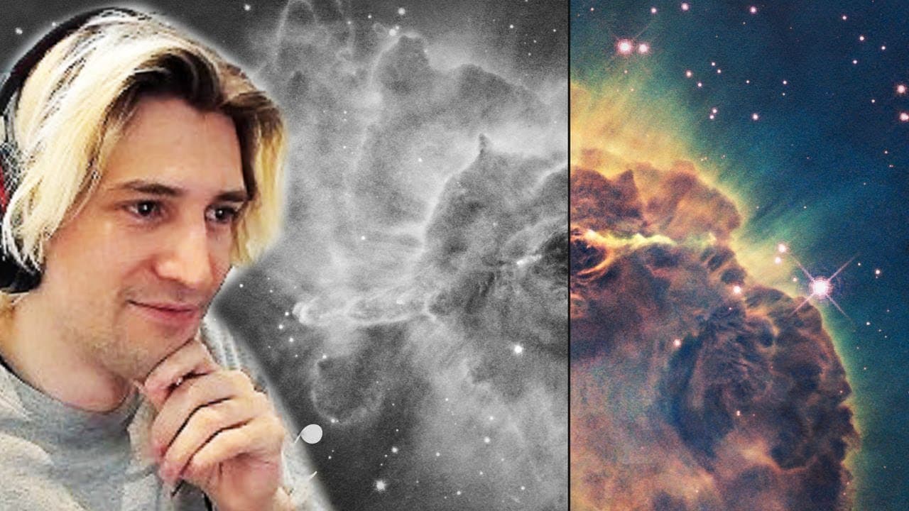 How scientists colorize photos of space | xQc Reacts