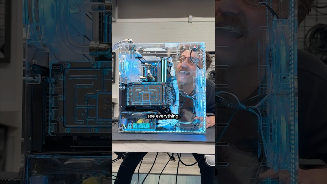 We made a Transparent PC