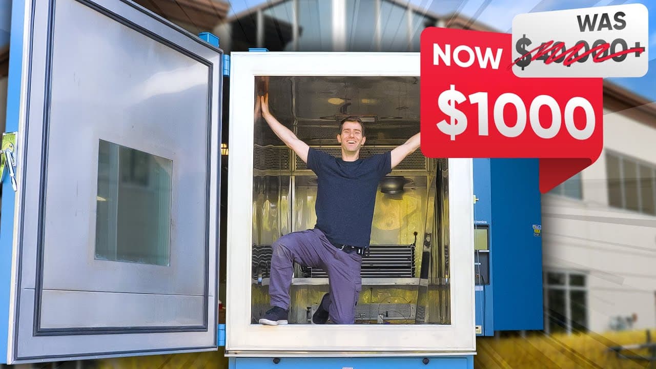 They Auctioned This $40,000+ Environmental Test Chamber For $1000