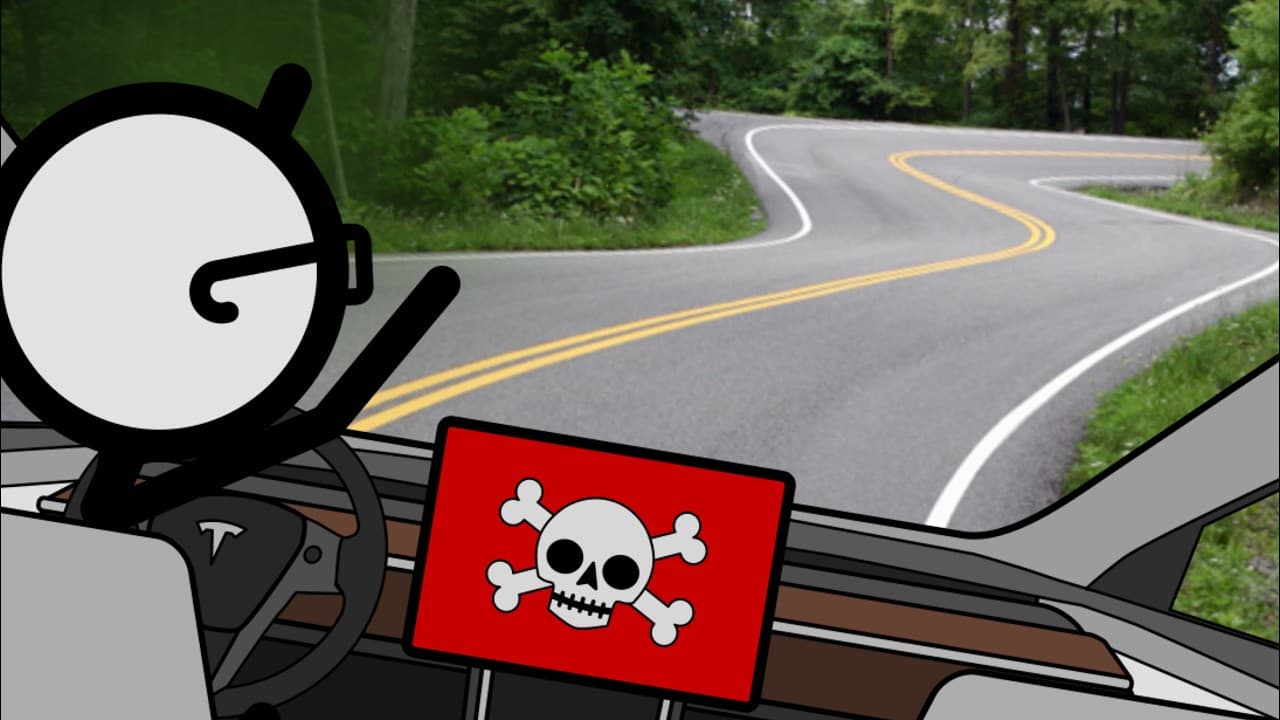 Tesla Self-Driving vs 318 Curves