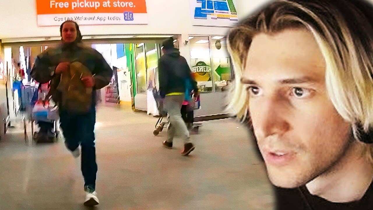 Armed Shoplifter Rushes Officer During Escape | xQc Reacts