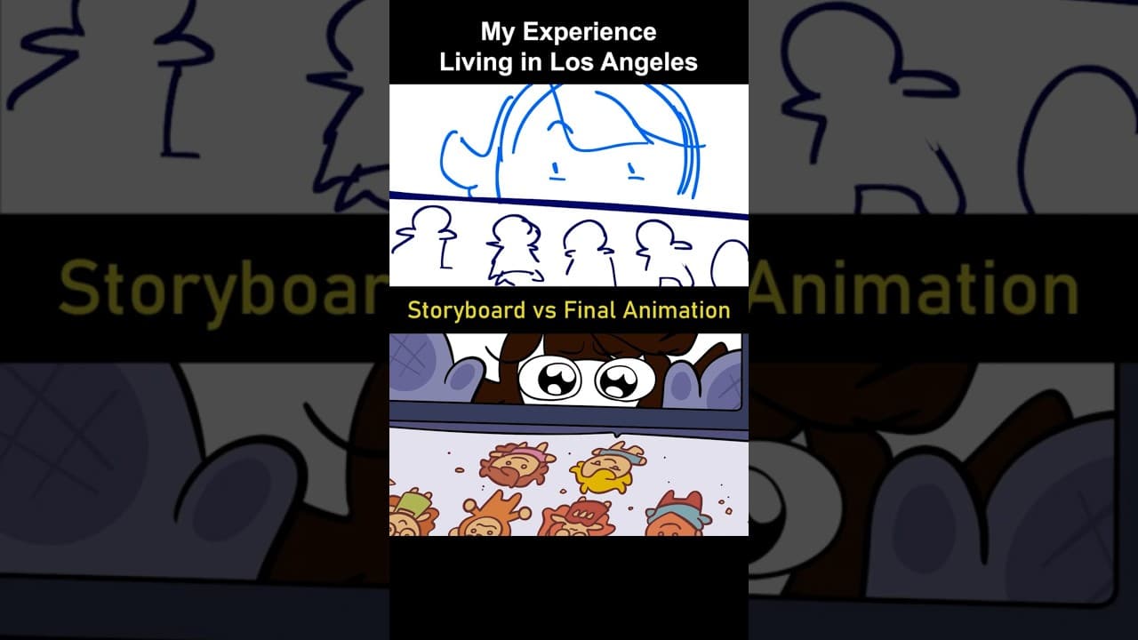 Storyboard vs Animation: Living in Los Angeles (shot 22)