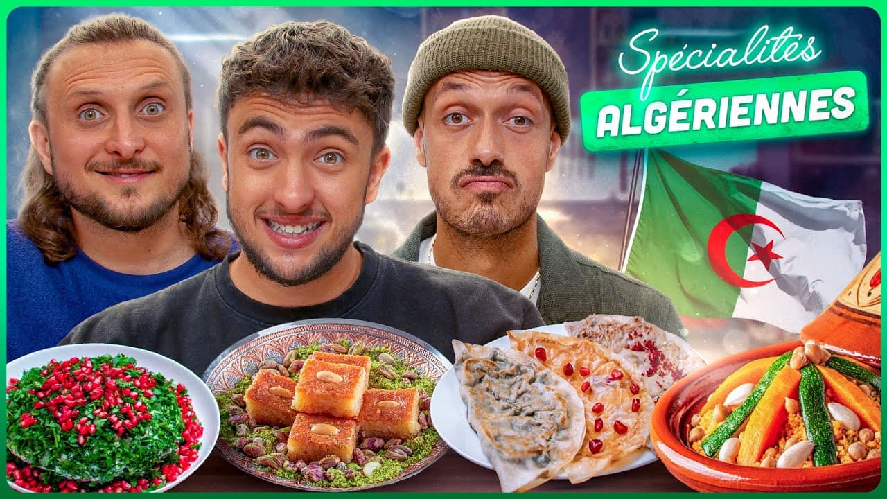 LA BATTLE DES PAYS : on déguste les spécialités Algériennes avec Inox (qui mange JAMAIS de légumes)