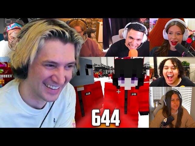 xQc's Funniest Squid Craft Interactions