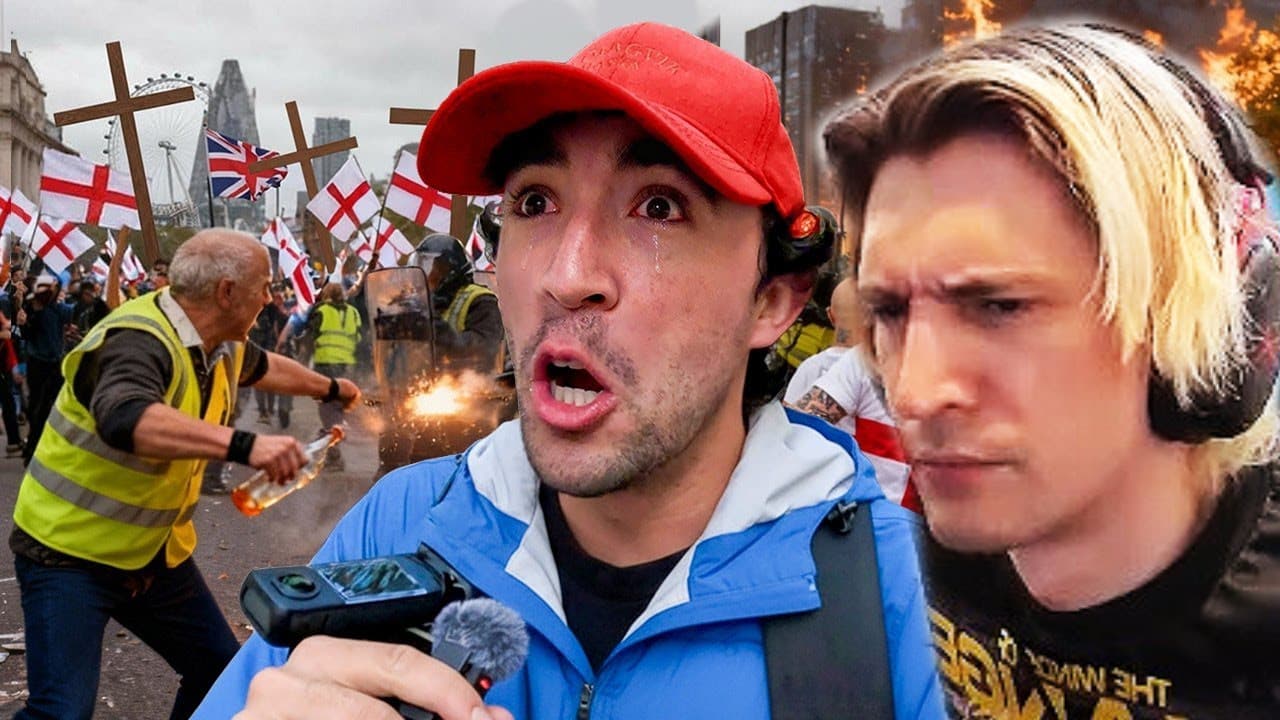 England is on the Brink of Civil War | xQc Reacts
