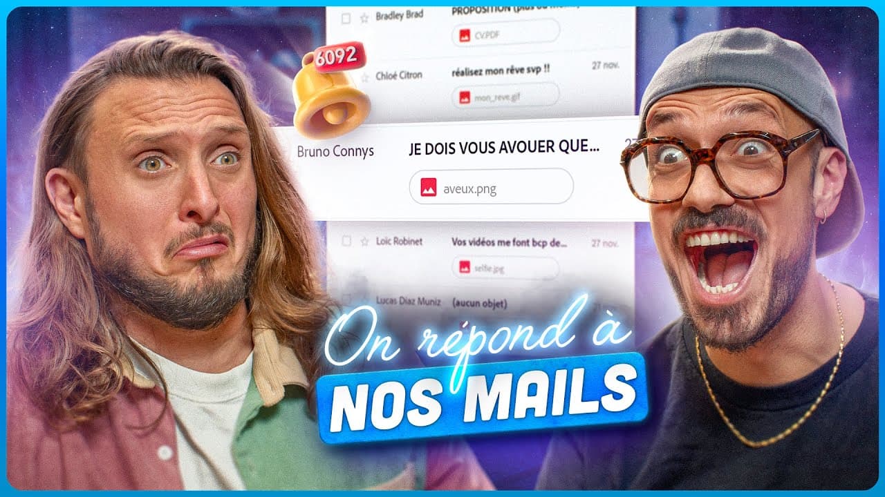 On ouvre nos mails et on répond OUI à 4 d’entre eux