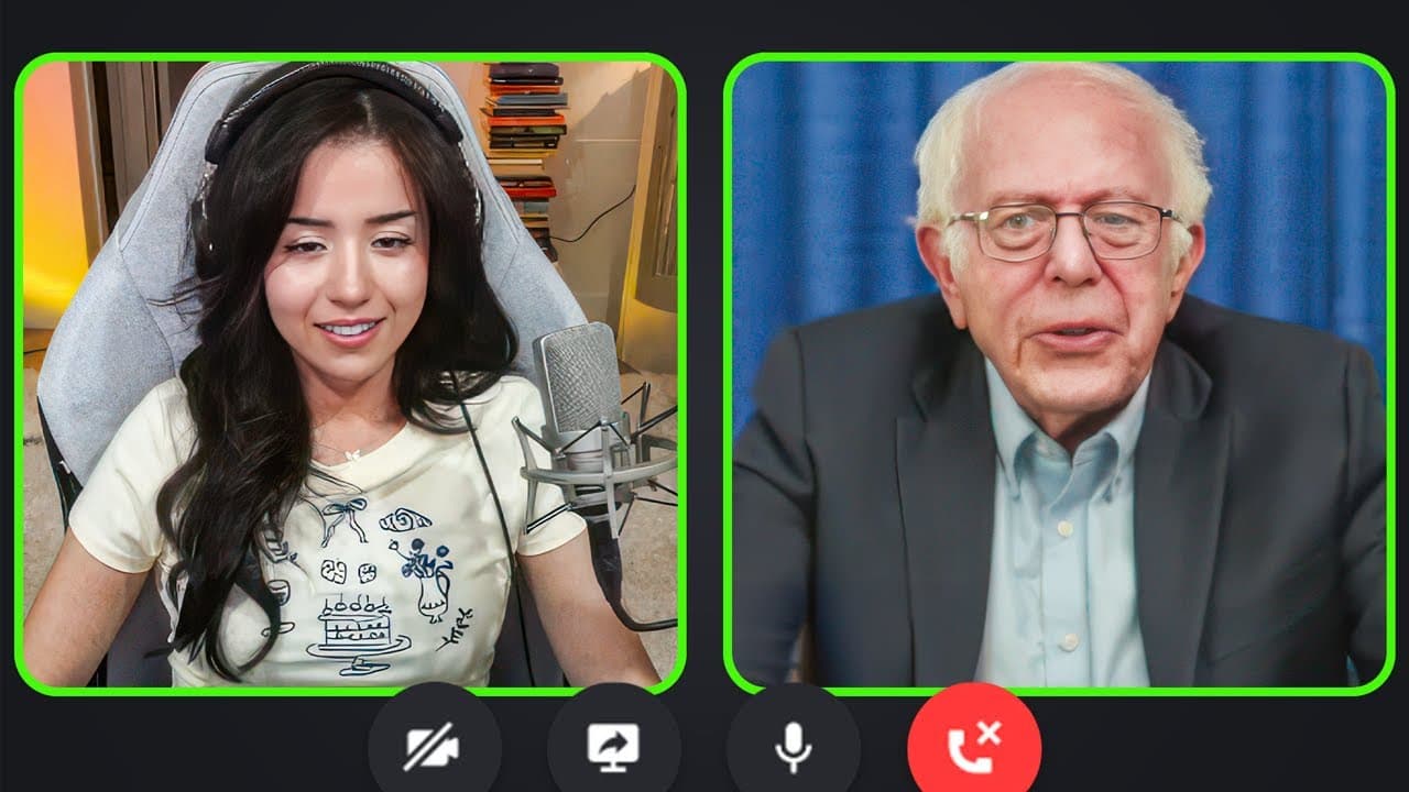 Pokimane Meets BERNIE SANDERS
