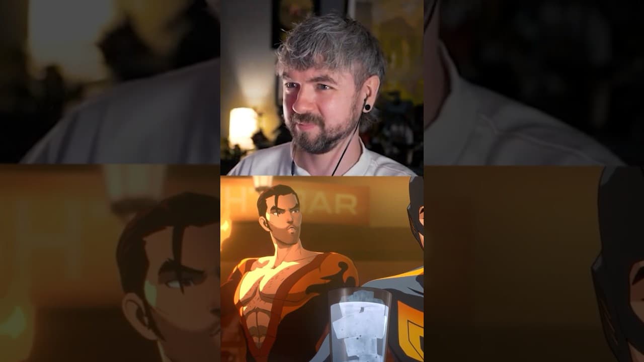 Jacksepticeye reacts to his character in Dispatch