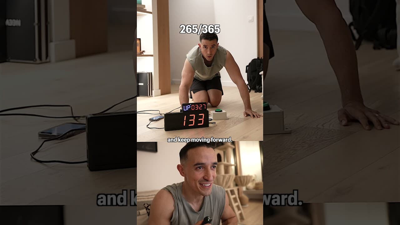 Day 265/365 One more push-up everyday during 1 year ! 🔥