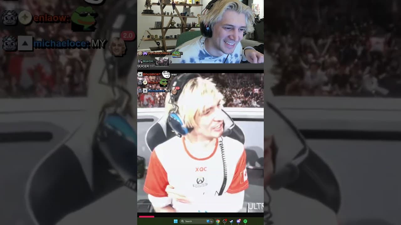 xQc Reacts to an Edit