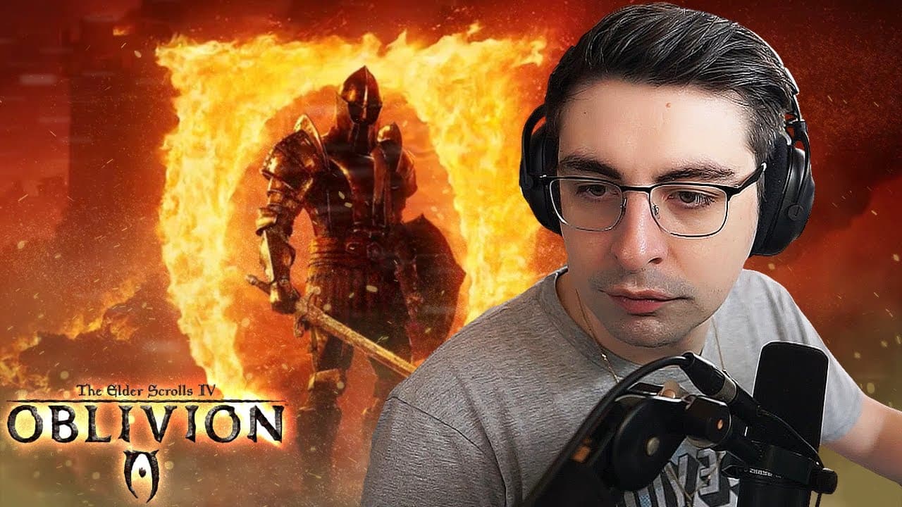 FPS Gamer Ride his Nostalgia in Oblivion Remastered