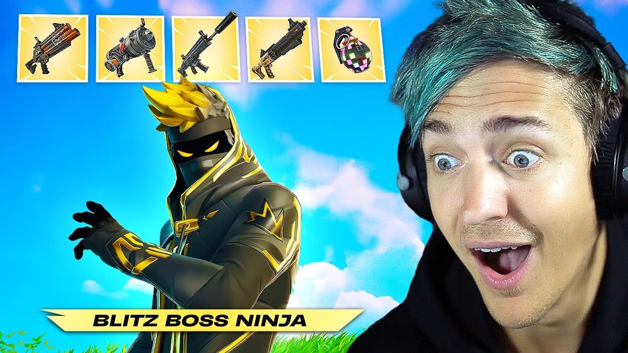 Ninja is the NEW Blitz Boss! (FORTNITE UPDATE)