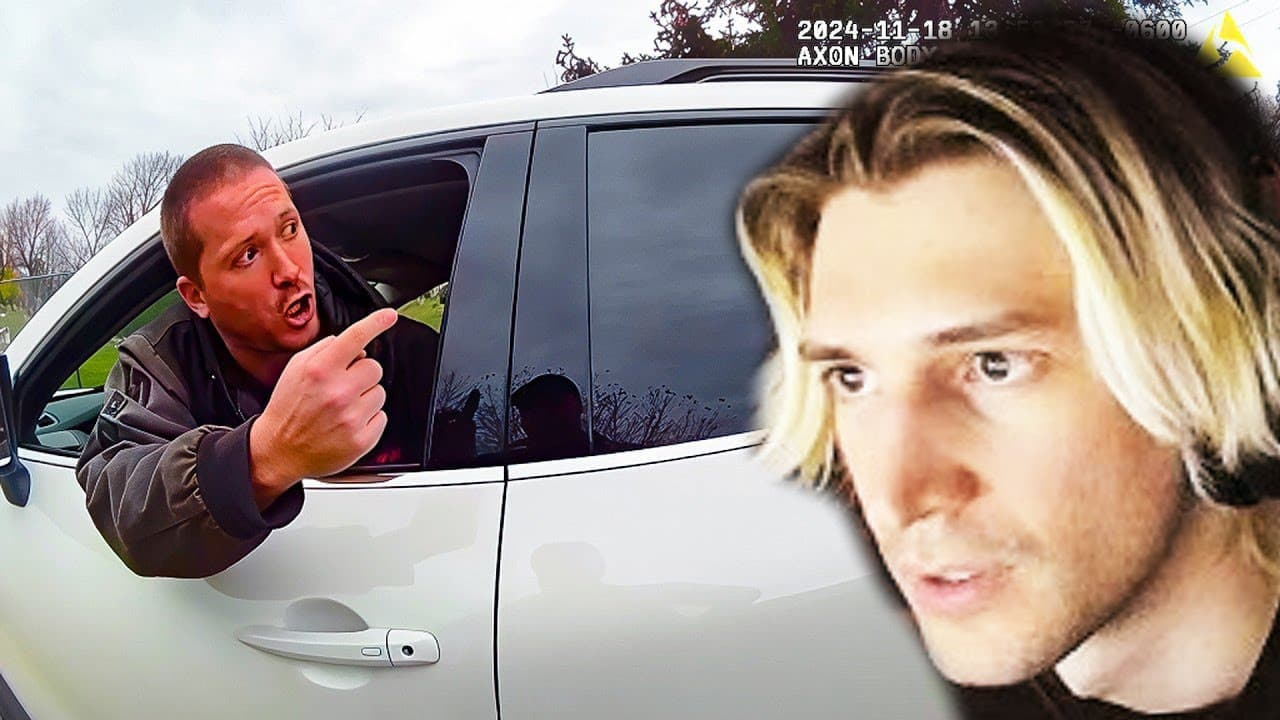 Pulling Over The Police Doesn't End Well | xQc Reacts