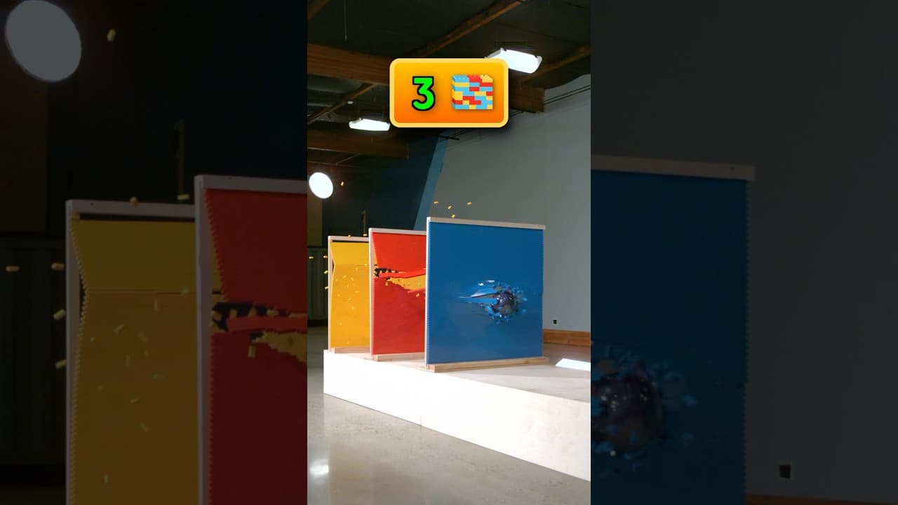 Bowling Ball vs LEGO® Wall