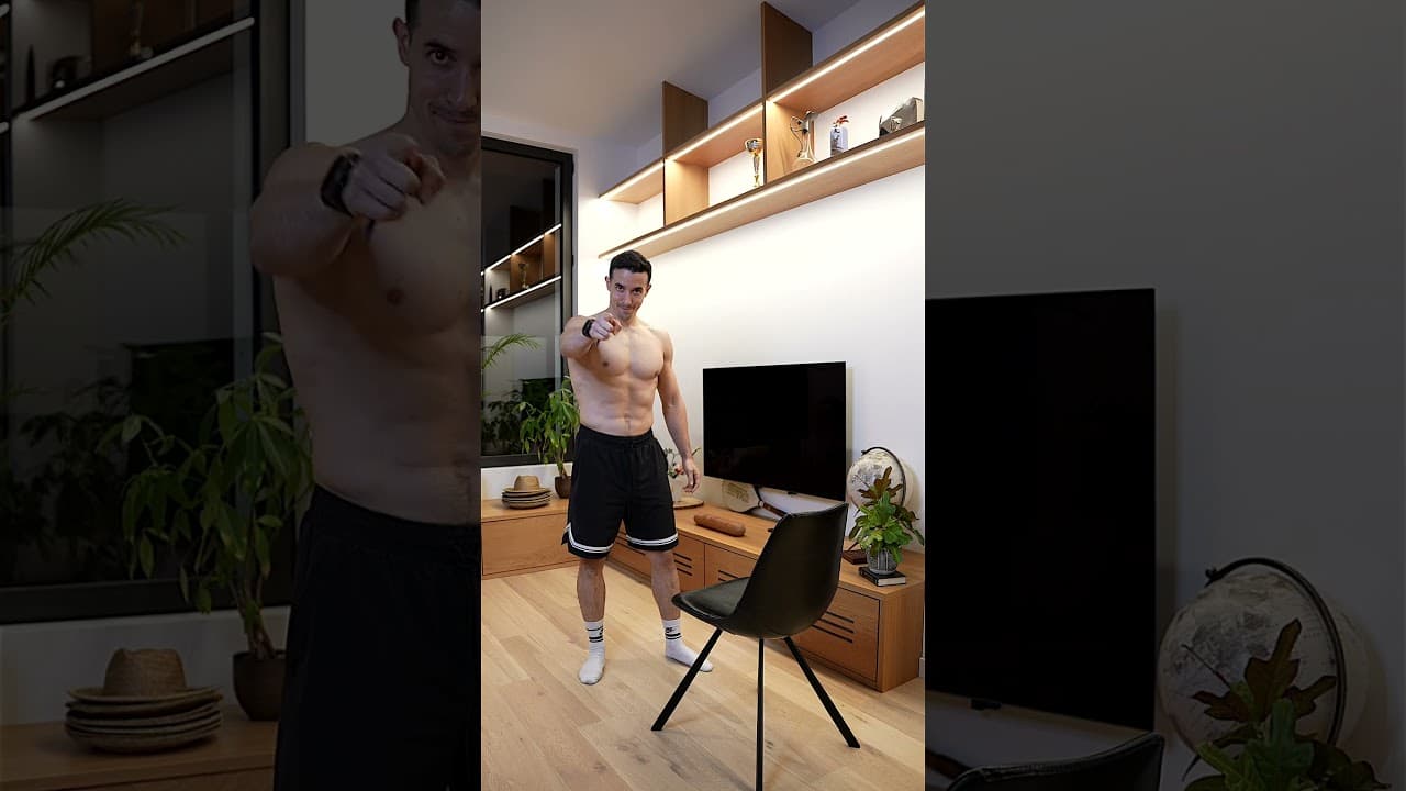 800 reps chair challenge workout !! 🔥