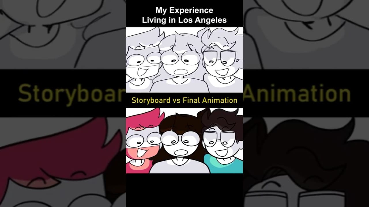 Storyboard vs Animation: Living in Los Angeles (shot 19 & 20)