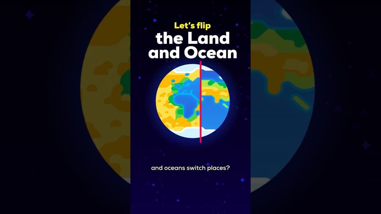 What If Continents and Oceans Switched Places?