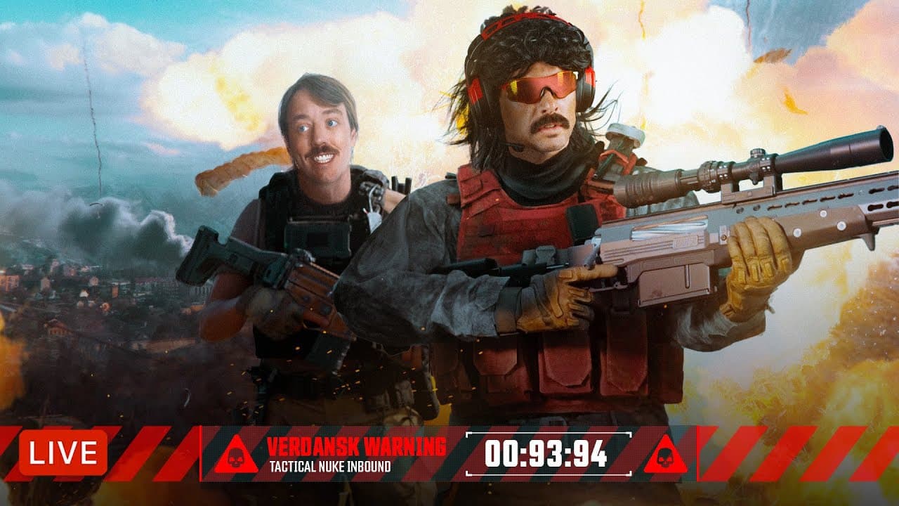 🔴LIVE - DR DISRESPECT - WARZONE VERDANSK - THE NUKE