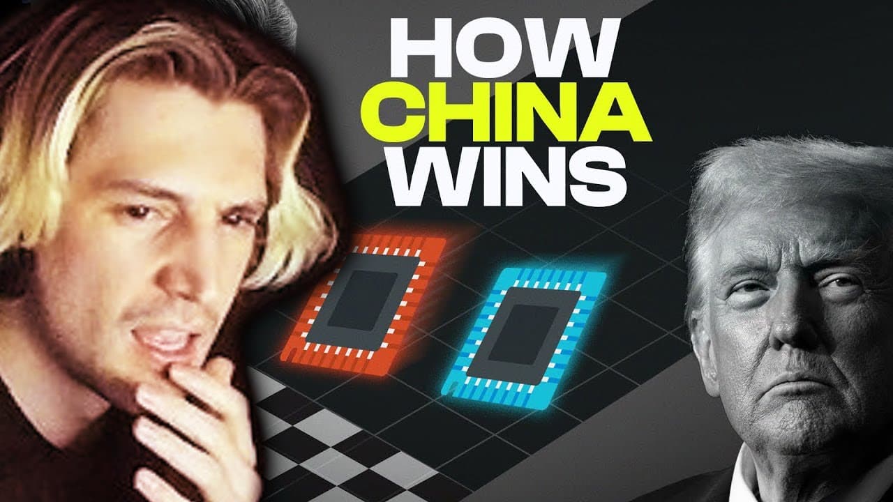 Trump is letting China win the chip race | xQc Reacts