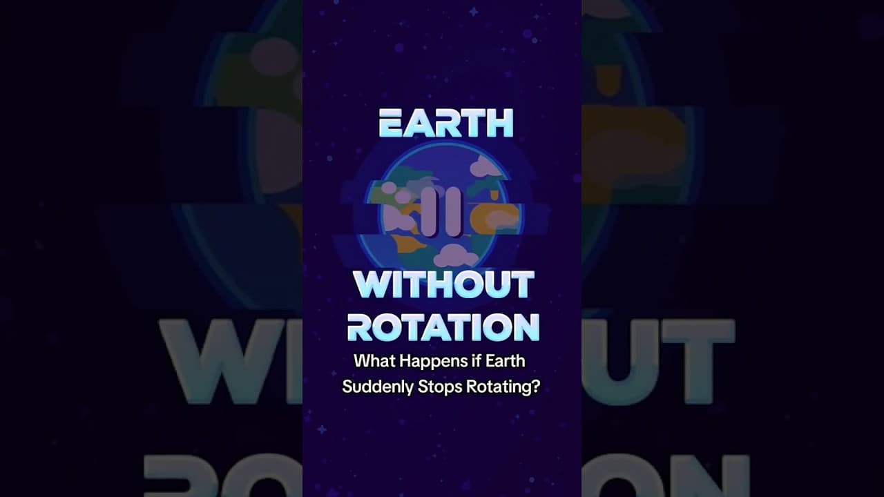 What Happens if Earth Suddenly Stops Rotating?