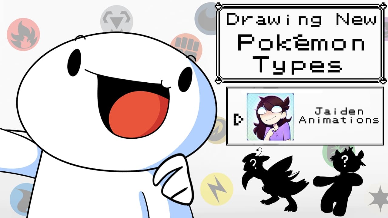 Drawing New Pokemon Types w/Jaiden Animations