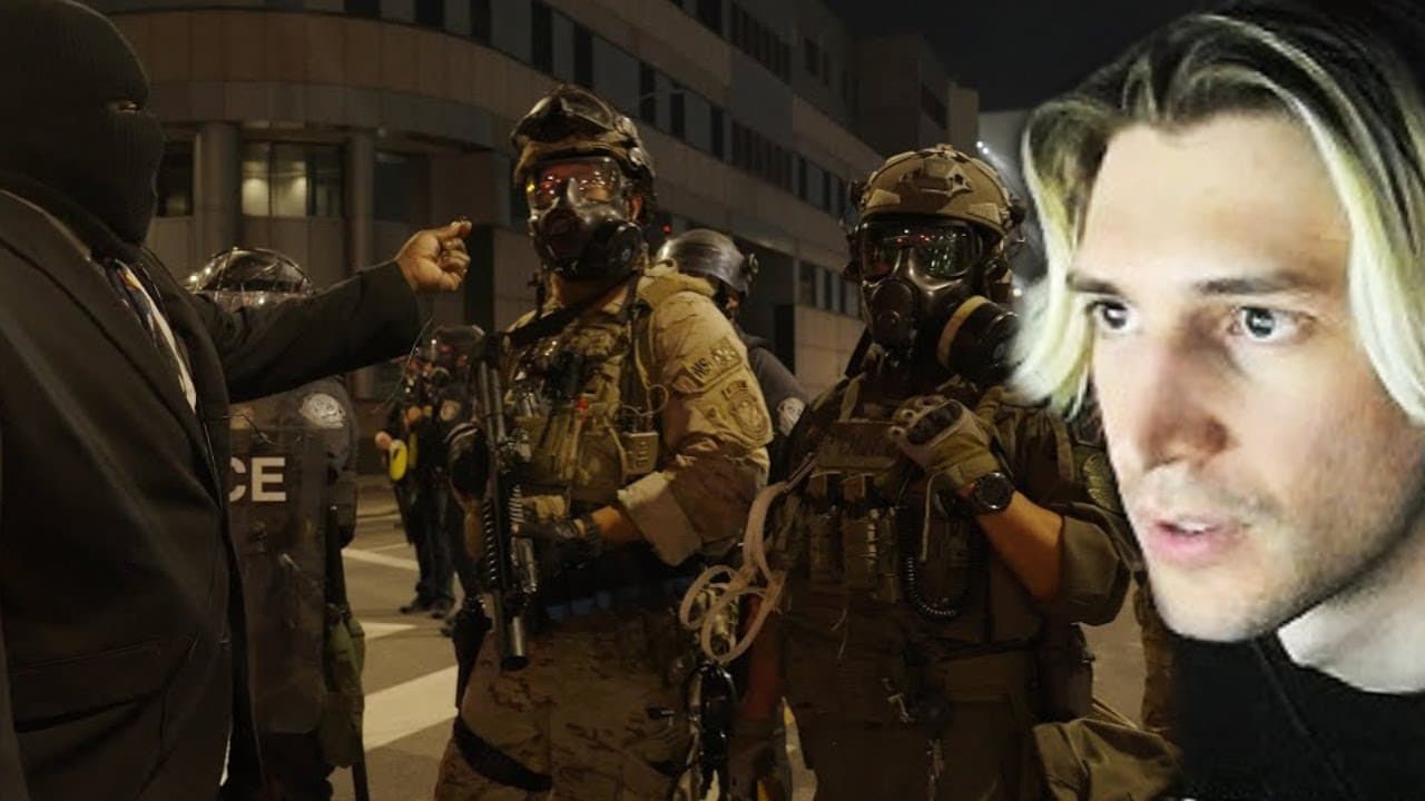 Inside LA's Anti I.C.E. Riots | xQc Reacts