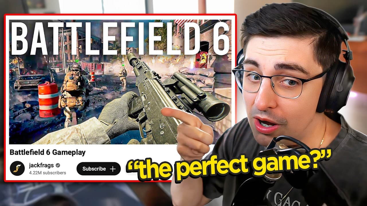 SHROUD REACTS TO NEW BATTLEFIELD 6 TRAILER + GAMEPLAY