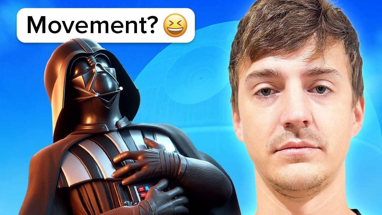 Ninja Bullied By AI Darth Vader in Fortnite