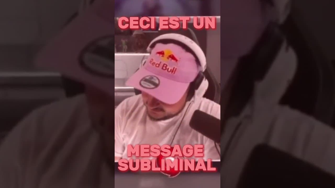 MA COPINE M'ENVOIE UN MESSAGE SUBLIMINAL
