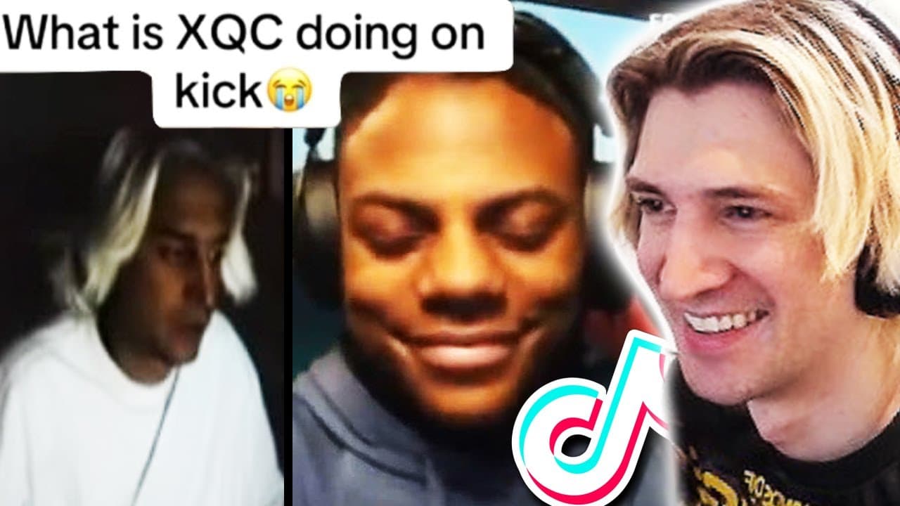 xQc CAN'T STOP LAUGHING at TIK TOKS