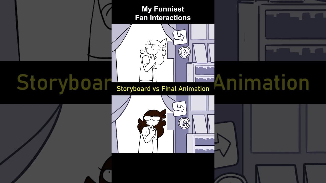 Storyboard vs Animation: My Funniest Fan Interactions (shot 23-24)