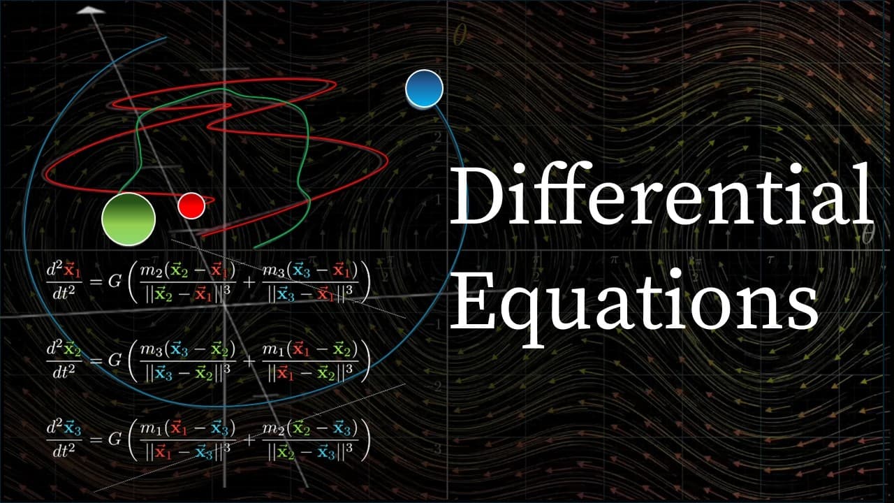 Differential equations, a tourist's guide | DE1