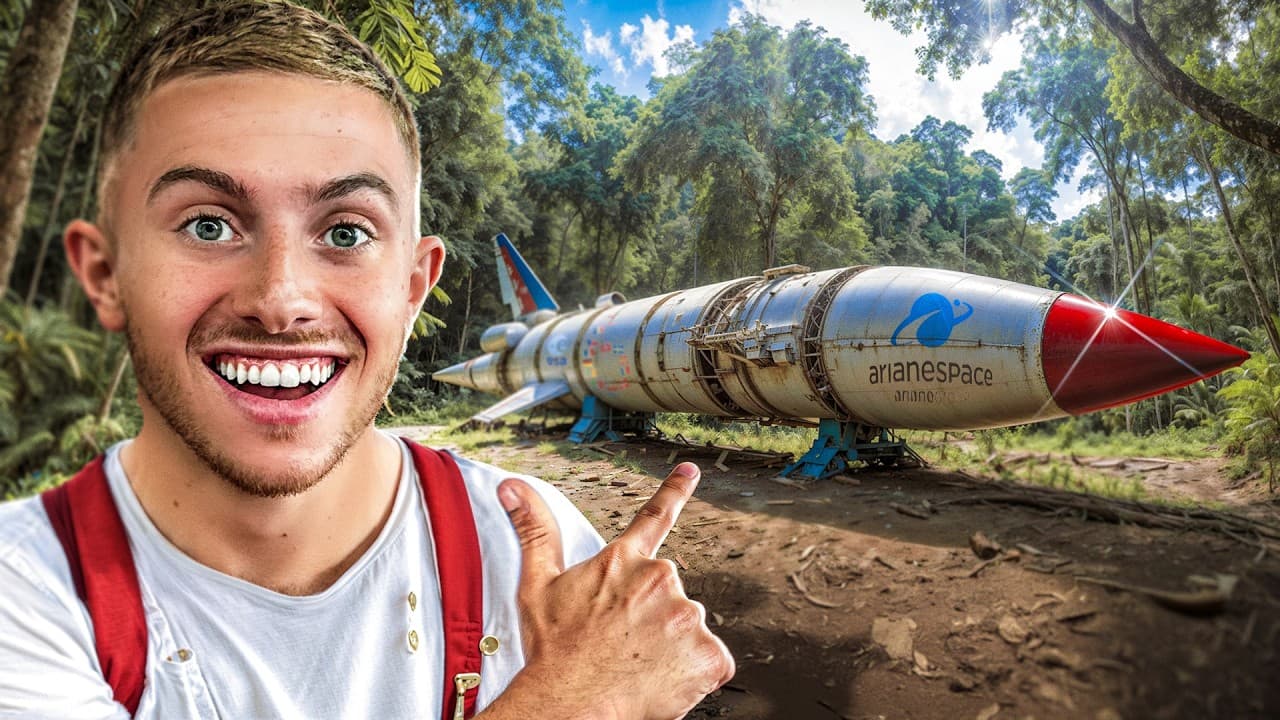 J’AI ASSISTÉ AU LANCEMENT D’UNE FUSÉE ! (et j’ai découvert la guyane 😳)