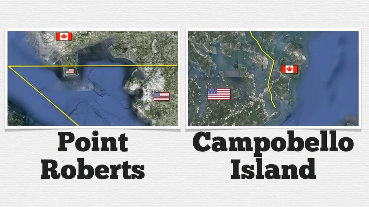 The American / Canadian Border