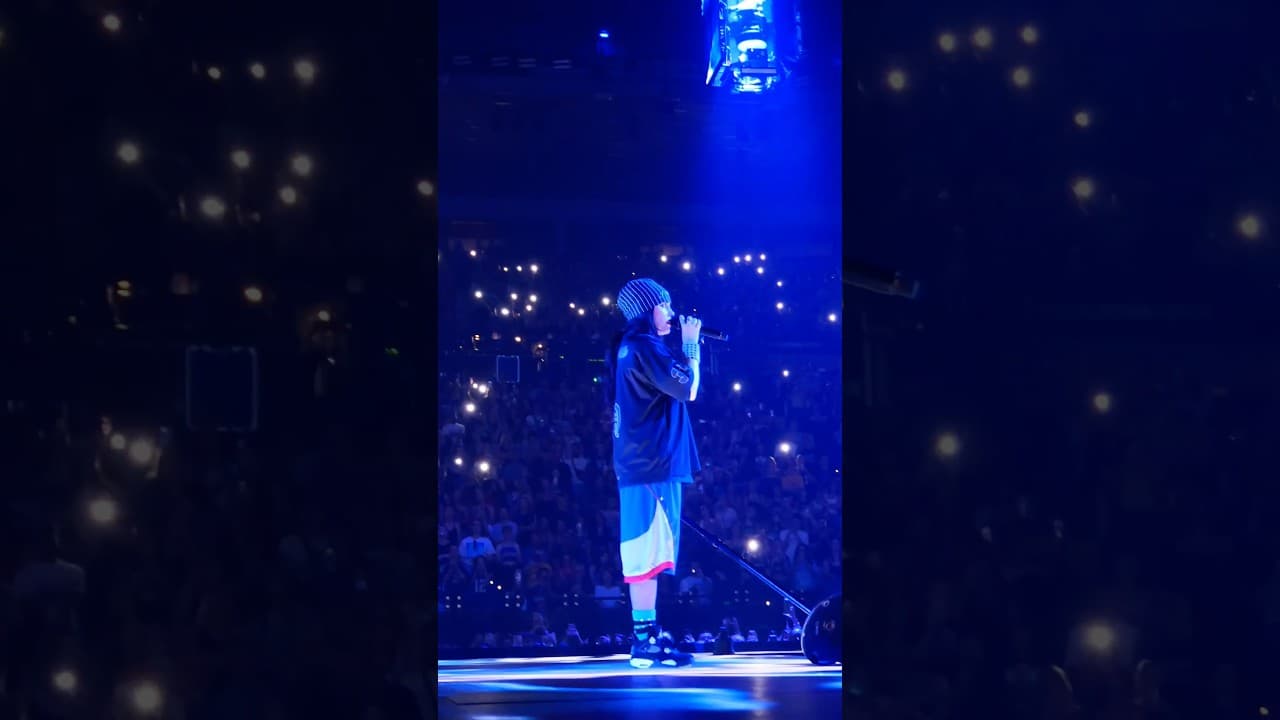 Billie performing WILDFLOWER in Melbourne, Australia
