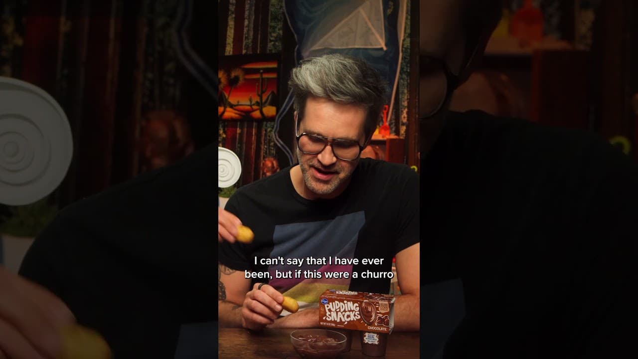 How many mini corn dogs is he putting in his pudding? Say THAT 5 times fast@KrogerCo#KrogerPartner