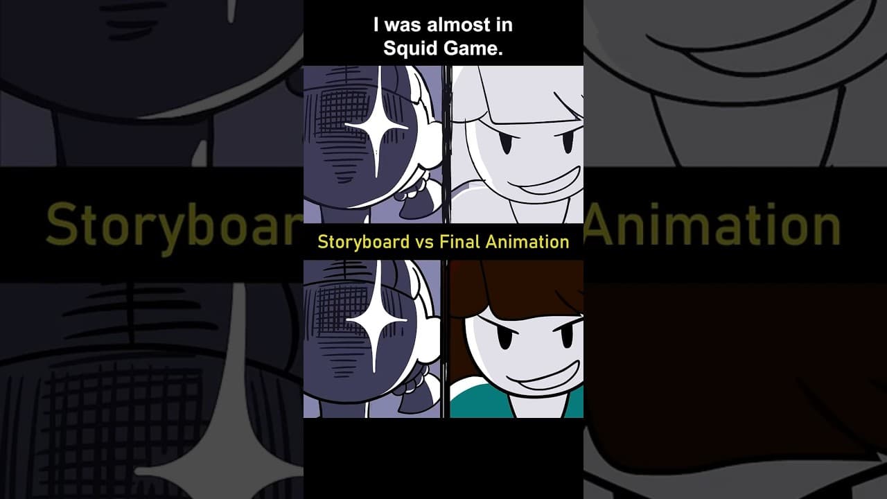 Storyboard vs Animation: I was almost in Squid Game. (shot 15)