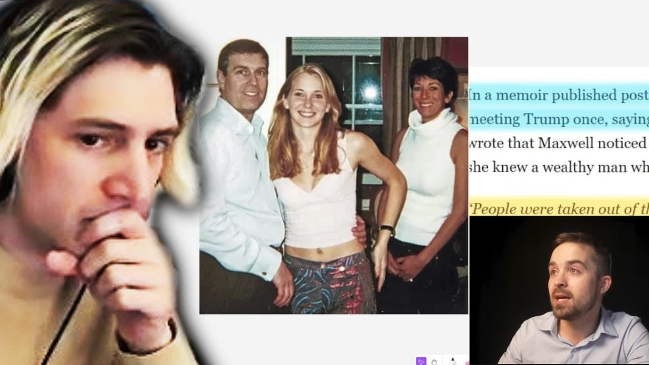 new epstein files just dropped... | xQc Reacts