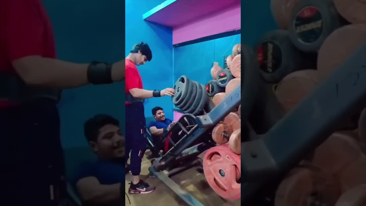 He took all the weights !! 😡