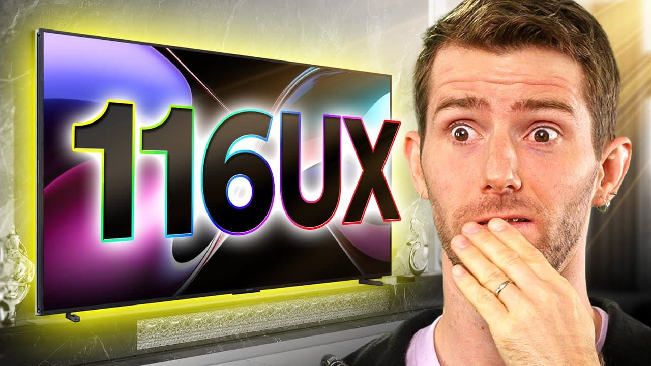 I'm NOT Keeping the World's Biggest TV - Hisense 116UX Review
