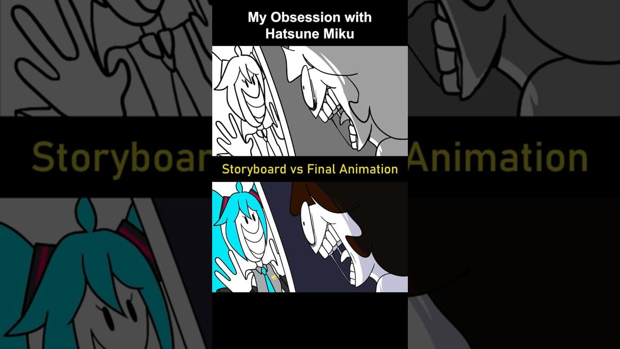 Storyboard vs Animation: Hatsune Miku (shot 10)
