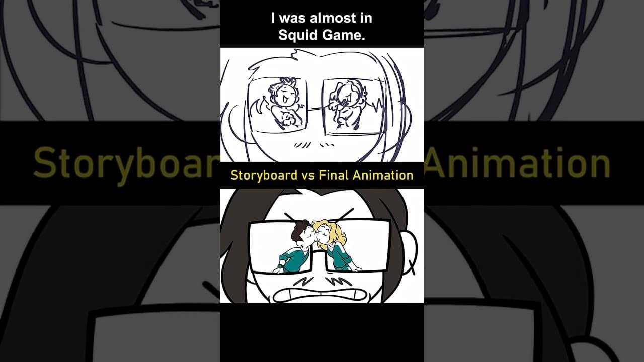 Storyboard vs Animation: I was almost in Squid Game. (shot 18)