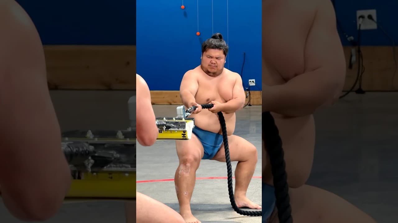 Sumo Wrestlers vs Phone Books